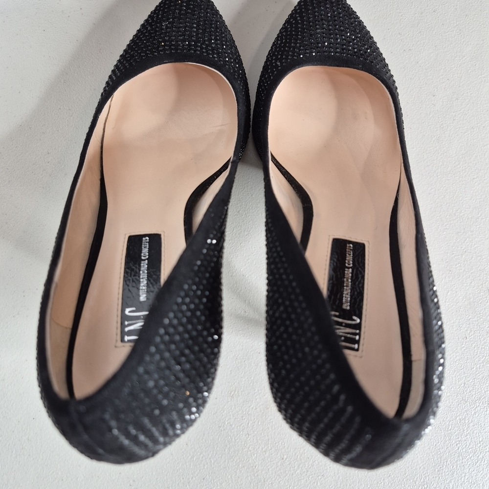 INC International Concepts Zitah3 Black Rhinestone Pumps - Size 8 - Picture 10 of 13